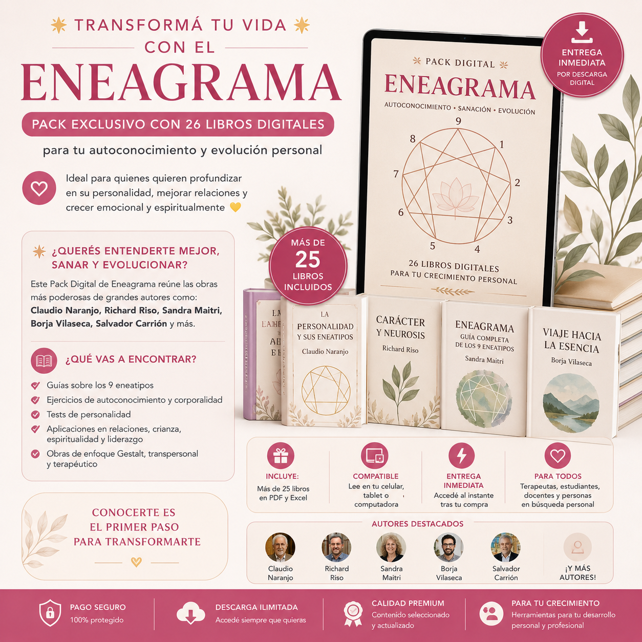 Pack PREMIUM Eneagrama | +25 Libros